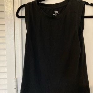 Simple black tank top size xs